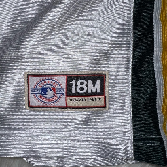 Athletics A’s Major League Authentic Baseball Jersey unisex infant 18M - Picture 5 of 5